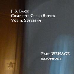 Cello Suite No. 5 in C Minor, BWV 1011: I. Prélude (Arr. for Alto Saxophone by Paul Wehage)