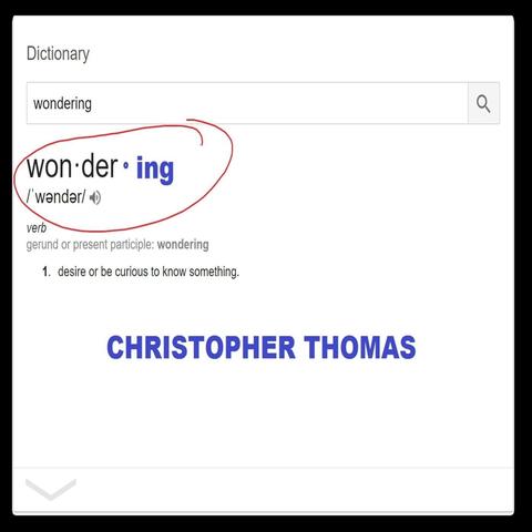 Wondering