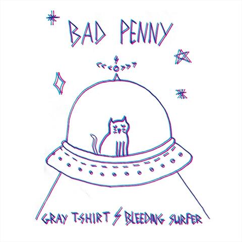 Gray T-Shirt / Bleeding Surfer