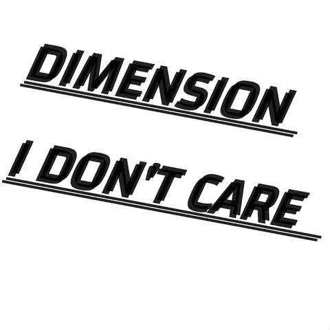I Don't Care