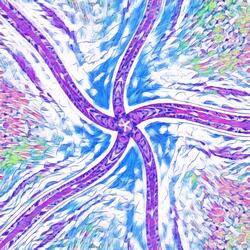 Psychedelic Beach Background