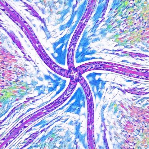 Psychedelic Beach Background