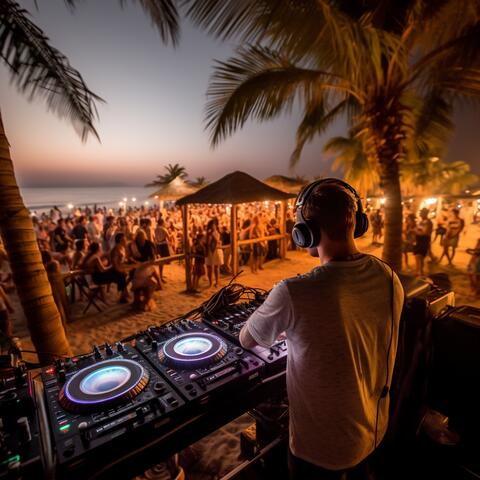 Electro house night party