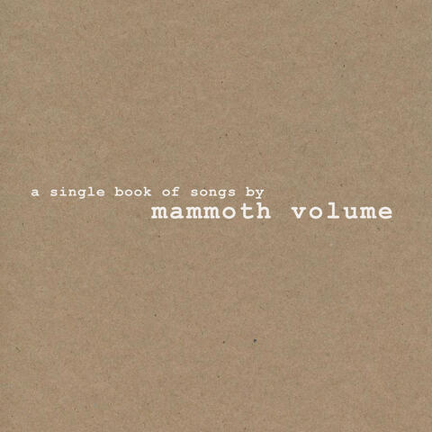 A Single Book of Songs