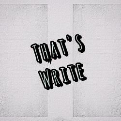 That's Write