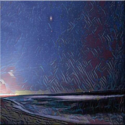 Celestial Ambience above the Ocean