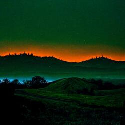 running (dawn).