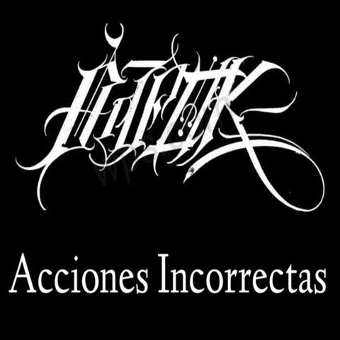 Acciones incorrectas