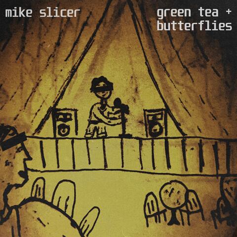 green tea + butterflies