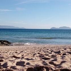 Paseando en la arena