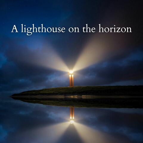 A lighthouse on the horizon