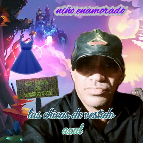 las chica de vestido azul