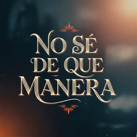 NO SE DE QUE MANERA