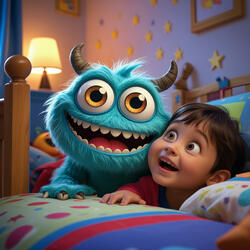 There is a monster under my bed