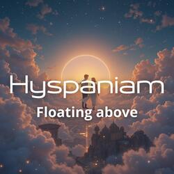 Floating above