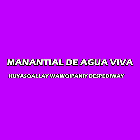 MANANTIAL DE AGUA VIVA KUYASQALLAY WAWQIPANIY DESPEDIWAY