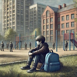 el niño del recreo
