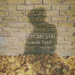 where are you (tu as dit Ver.)
