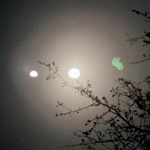 The moon is not far from here