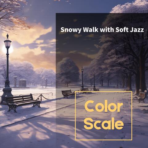 Snowy Walk with Soft Jazz