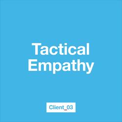 Tactical Empathy