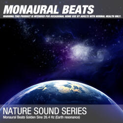 Monaural Beats Golden Sine 26.4 Hz (Earth resonance) 04