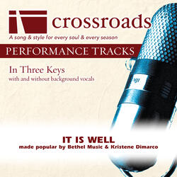 It Is Well (Performance Track Low Without Background Vocals)