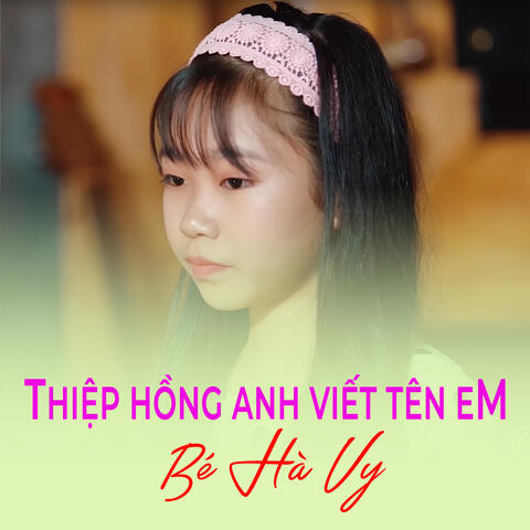 Thiệp hồng anh viết tên em