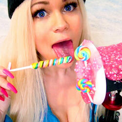 ASMR Ear Eating & Lollipop, Pt. 1