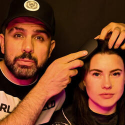 REAL PERSON HAIR COLOURING, HAIRDRESSER ROLEPLAY Pt.4