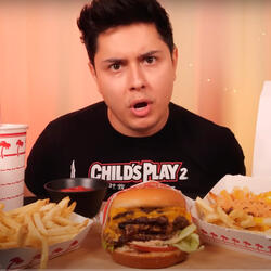 Eating A Burger