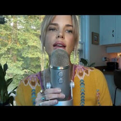 ASMR clicky up close whispers, gentle hand movements & sticky tapping for sleep, Pt. 3