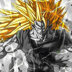 Goku Super Saiyan 3 (stereo Sayan 3d)