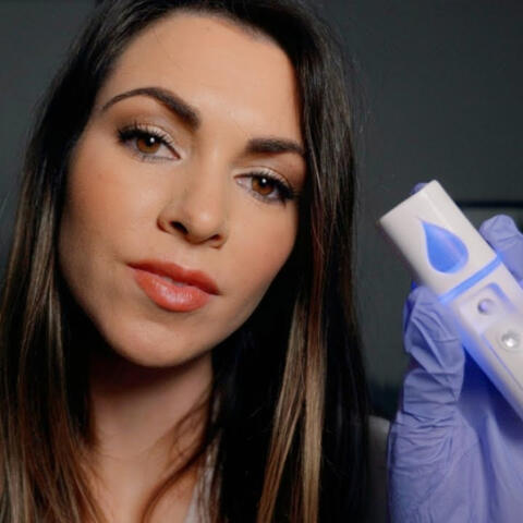 [ASMR] Ear Doctor Otoscope Ear Exam & Ear Cleaning / In Ear Whispers / Massage