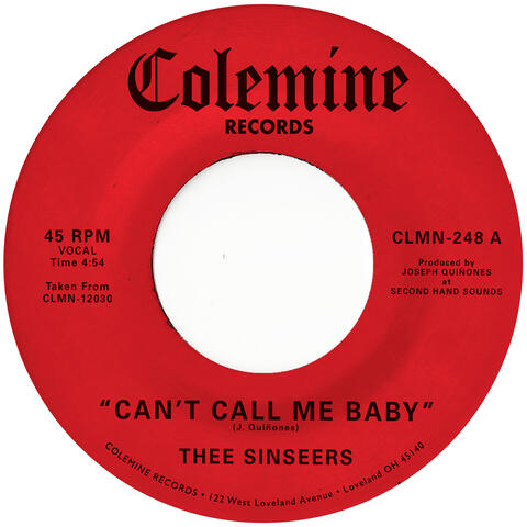 Can't Call Me Baby / Take A Chance
