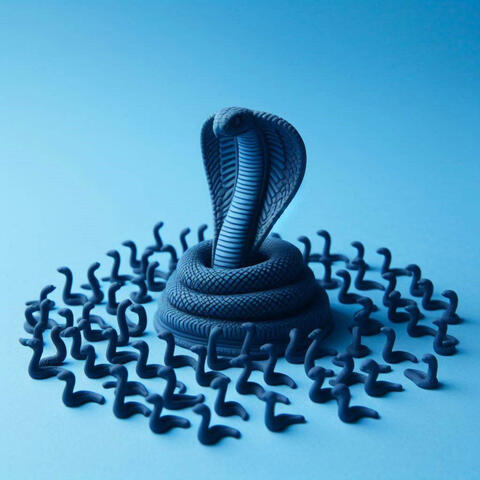blue snakes