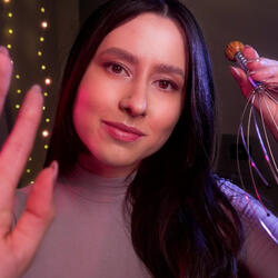 Scalp massage, layered sounds