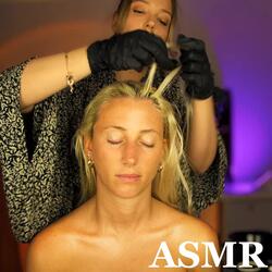 Head Spa Hair Pulling, Cracking, Scalp Check, Sectioning, Slick Styling Pt.2