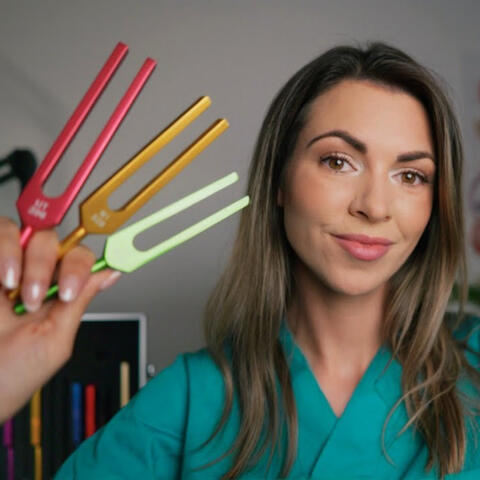 [ASMR] Hearing Exam: Your MOST Favourite Tests (Tuning Forks, Beep Tests, Competing Phrases)