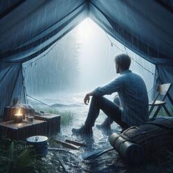 Relaxing Rain Noise in a Tent 23
