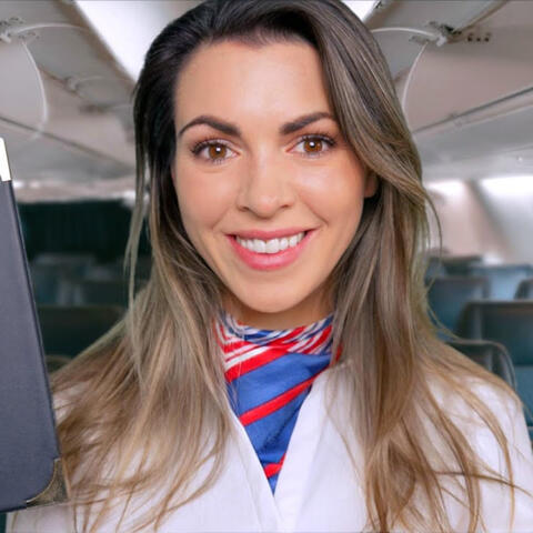 [ASMR] Luxury Flight Attendant RP