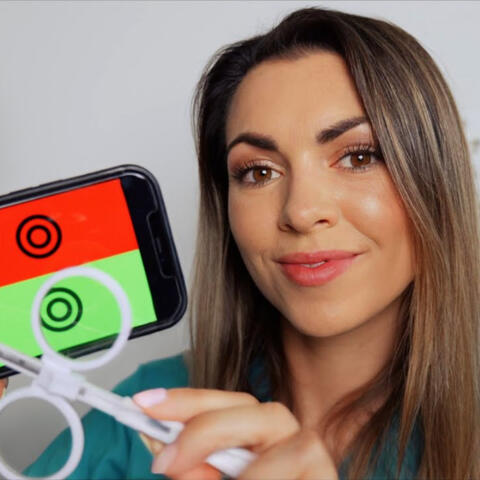 [ASMR] A Detailed & Realistic Eye Exam (Trial Lenses, Vision Test & Glasses Fitting)