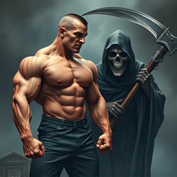 Built On Steroids Went Roid Raging But Found the Grim Reaper