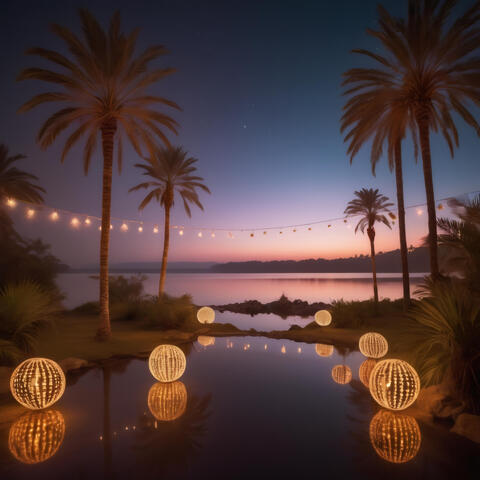 Moonlit Rhapsody Under the Palms