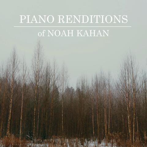 Piano Renditions of Noah Kahan