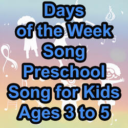 Days of the Week Song, Preschool Song for Kids Ages 3 to 5, Children's Song, Preschool Song, Song for Kids, Kid Song, Songs Kids dot com, Days of the Week
