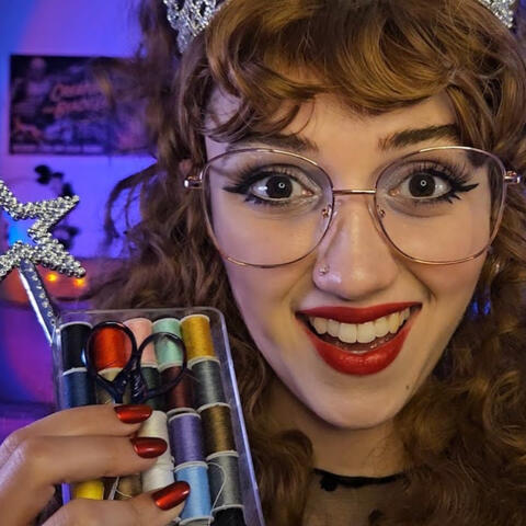 ASMR Lisa Frankenstein Sews You Together (whispered roleplay, personal attention, face touching)