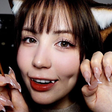 疲れたあなたをペットの猫が寝かしつけるASMR