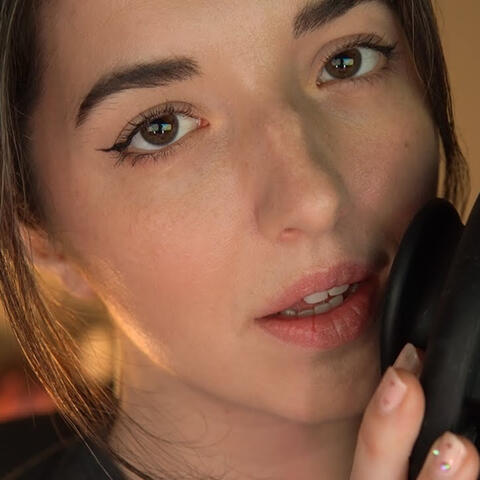 ASMR - Ear blowing & “Shhh” with Background Music