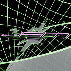 everything is wireframe in the future (slowed)